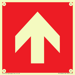 Up arrow (white on red background)